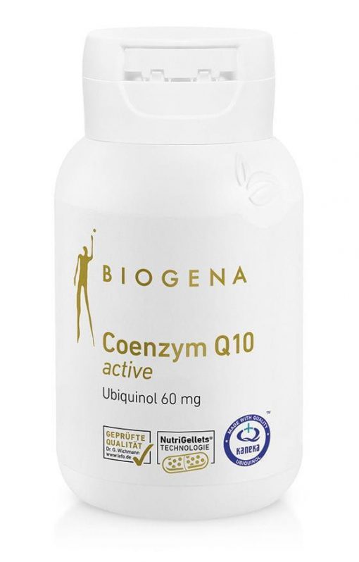 Biogena Coenzym Q10 active Gold Ubiquinol 60 mg 120 Kps 1