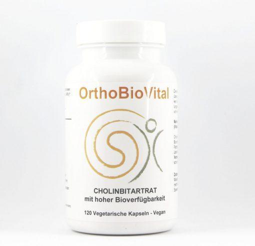 OrthoBioVital OBV Cholinbitartrat vegetarische Kapsel vegan