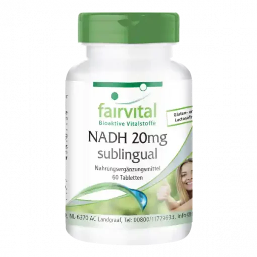 NADH 20mg sublingual von fairvital 1