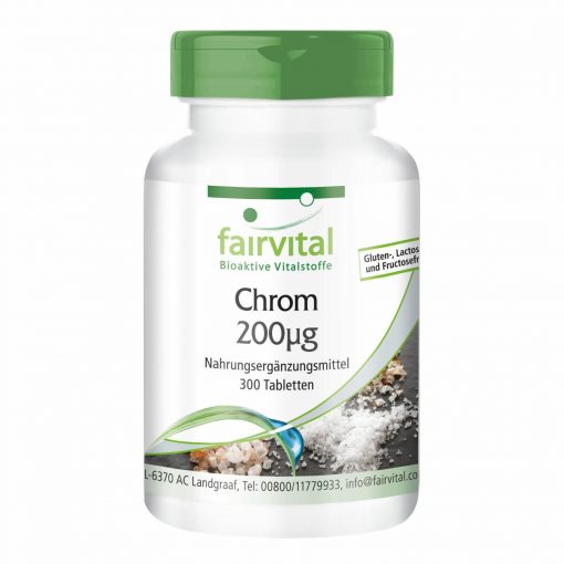 Fairvital Chrom 200 µg 300 Tabletten 1